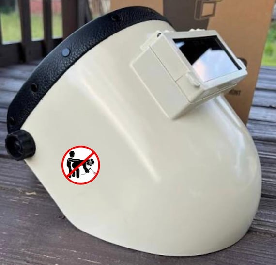 Don't F the Welder Sticker, Welder Stickers, Iron Worker Stickers, Blue Collar Humor, Welding Decal, Hard Hat Sticker, Welding Hood Decal
