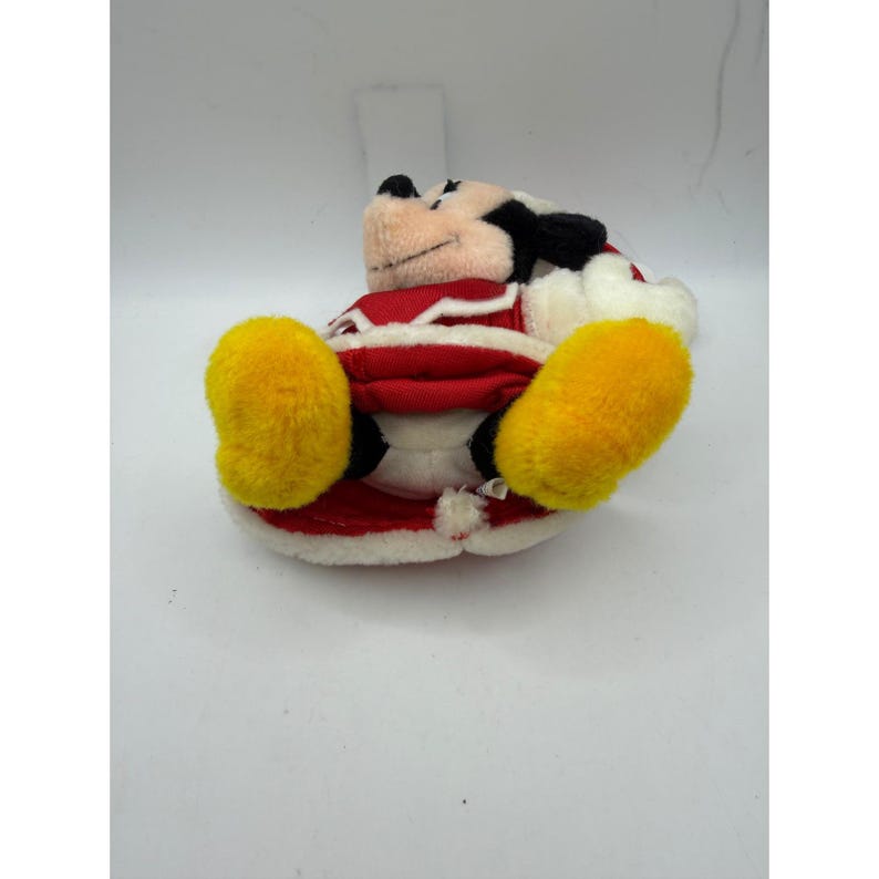 Tokyo Disneyland 15th Anniversary Minnie Mouse Christmas Plush Badge NWT 7" image 3