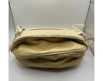 Lauren Alexandra Snakeskin Print Purse Handbag Shoulder Bag Designer