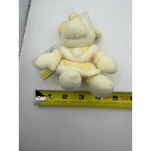 Tokyo Disneyland Minnie Mouse Plush Badge Vintage Yellow Winter Outfit 6 Inch image 7