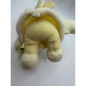 Tokyo Disneyland Minnie Mouse Plush Badge Vintage Yellow Winter Outfit 6 Inch image 3