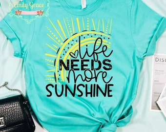 El envío al día siguiente-Vida necesita más sol- tee gráfico de damas