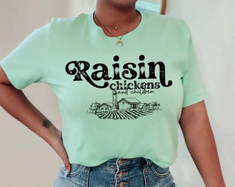 Camisa de pollo - Crazy Chicken Lady, camisa de granja