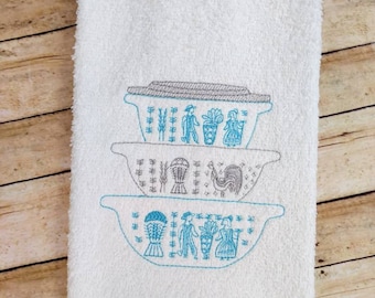 Toalla de cocina vintage de Pyrex - Pyrex, Pyrex vintage