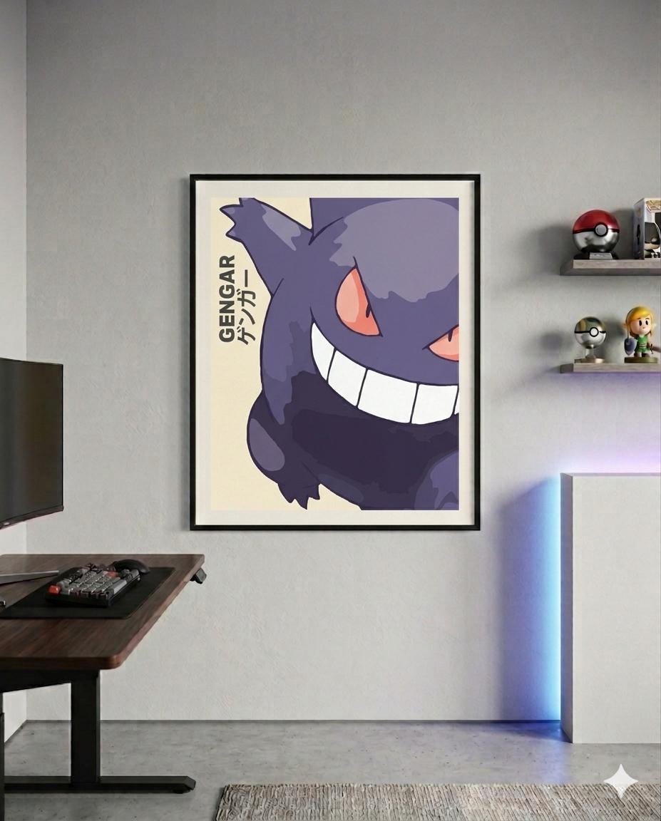 Gengar poster - Etsy 日本
