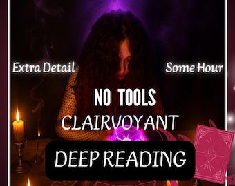 No Tools Medium Reading | Clairvoyant Psychic Reading | Same Hour  In-Depth Spiritual Guidance & Energy Insight