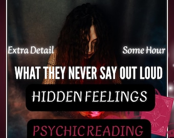 Hidden Feelings Reading Extremely Detailed, Psychic Telepathy & Tarot Insight, Exact Emotions Love Guidance