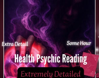 Health Psychic Reading Same Hour | Well-Being & Self Care Intuitive Guidance | Spiritual Energy Health Insight