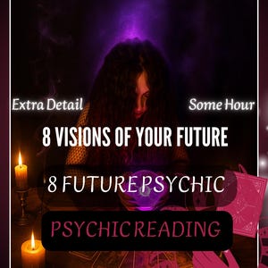 Same hour psychic reading offering 8 detailed future predictions about love, career, and destiny. Accurate clairvoyant insight reveals what’s ahead in your spiritual journey. Discover divine guidance, new opportunities, and emotional clarity through this powerful intuitive energy reading.