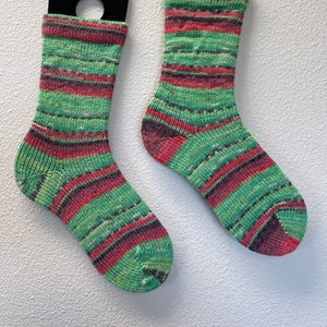 Ladies 5-6 Cherry Orchard Handmade Wool Socks