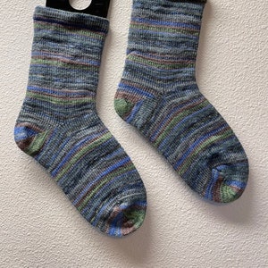 Ladies 7-9 Banff Mount Rundle Handmade Wool Socks