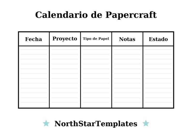 Papercraft Calendar Premium Printable and Editable Template DE EN ES ...
