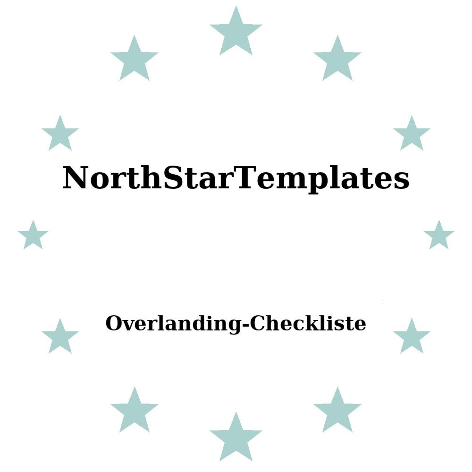 Overlanding Checklist.pdf Overlanding Checklist Premium Printable and Editable Template DE EN ES ...