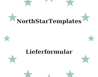 Formulaire de livraison - Modèle imprimable et modifiable premium DE EN ES