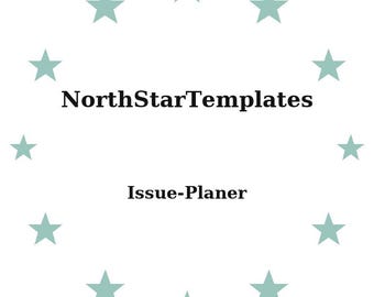 Issue Planner Premium Printable and Editable Template DE EN ES