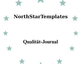 Quality Journal Premium Printable and Editable Template DE EN ES