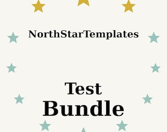 Test Templates Bundle – 3-piece complete set