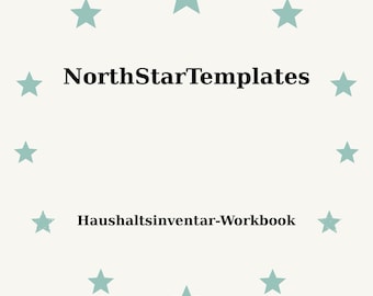 Household Inventory Workbook – Structured Home Inventory System