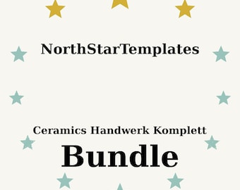 Ceramics Handwerk Komplett Bundle – 5-teiliges Komplett-Set