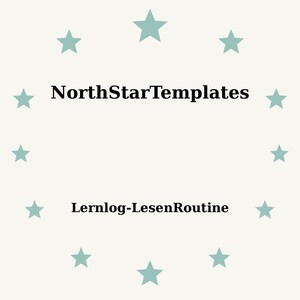 Lernlog-LesenRoutine Premium Vorlage zum Ausdrucken und Bearbeiten DE EN ES