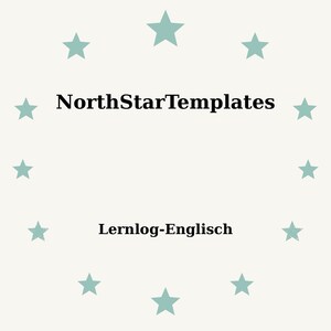 Lernlog-Englisch Premium Vorlage zum Ausdrucken und Bearbeiten DE EN ES