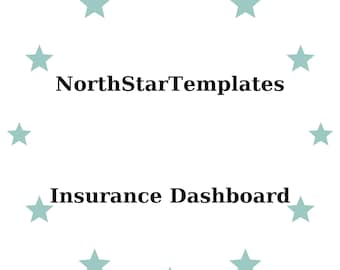 Insurance Dashboard | Policy Tracker | Editable Excel Template | Finance & Coverage Planner Printable DE EN ES