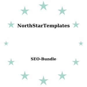 SEO-paket — Premiumtryckmall och redigerbar fil DE EN ES