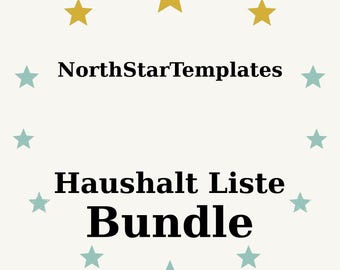 Household List Bundle – 3-Piece Complete Set