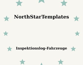 Modèle premium de carnet d'inspection des véhicules pour impression et modification DE EN ES
