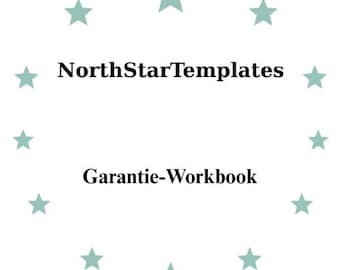 Warranty Workbook Premium Printable and Editable Template DE EN ES