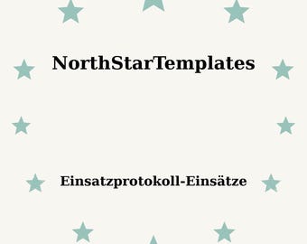 Deployment Log - Deployments Premium Printable and Editable Template DE EN ES