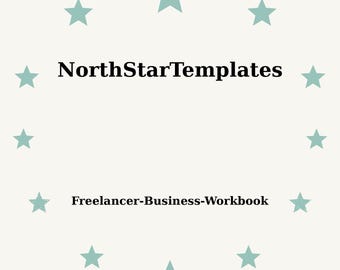 Freelancer-Business-Workbook Premium Vorlage zum Ausdrucken und Bearbeiten DE EN ES