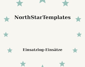 Operations Log - Operations Premium Printable and Editable Template DE EN ES