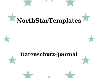 Data Protection Journal Premium Printable and Editable Template DE EN ES