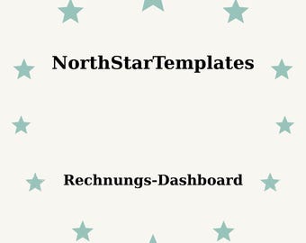 Invoice Dashboard Premium Printable and Editable Template DE EN ES