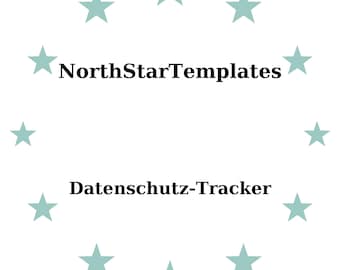 Data Protection Tracker Premium Printable and Editable Template DE EN ES