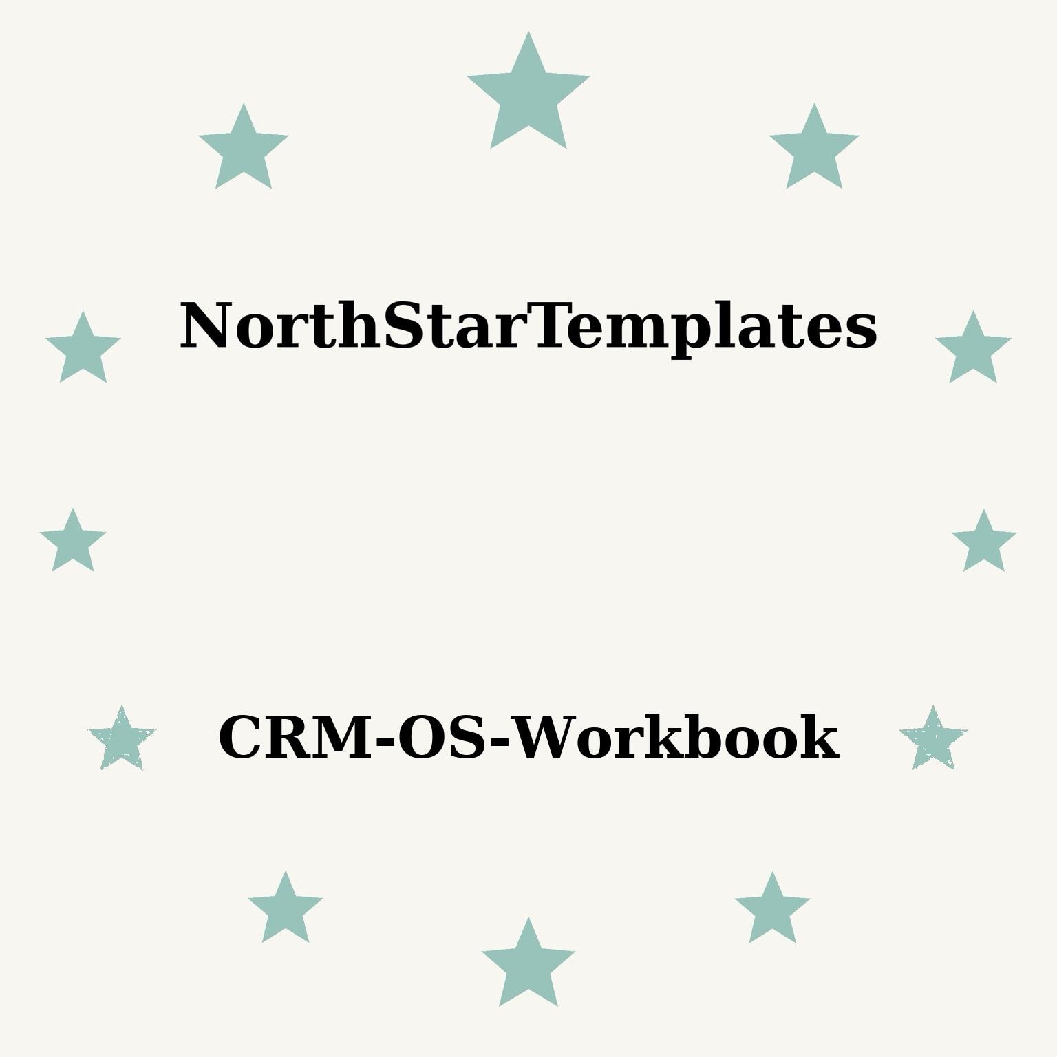 Premium printable CRM workbook template.