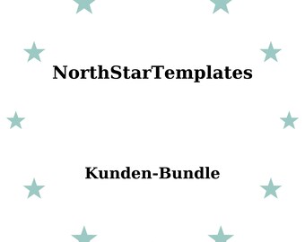 Customer Bundle Premium Printable and Editable Template DE EN ES