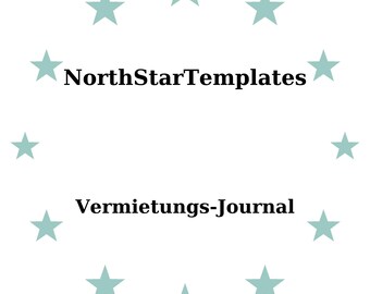 Rental Journal Premium Printable and Editable Template DE EN ES