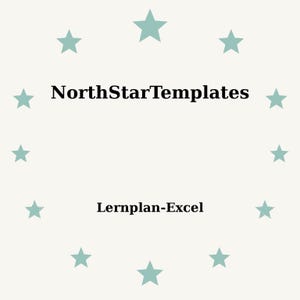 Excel Study Plan Premium Printable and Editable Template DE EN ES