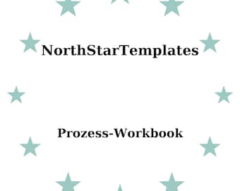 Process Workbook Premium Printable and Editable Template DE EN ES