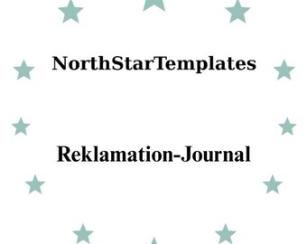 omplaint Journal Premium Printable and Editable Template DE EN ES