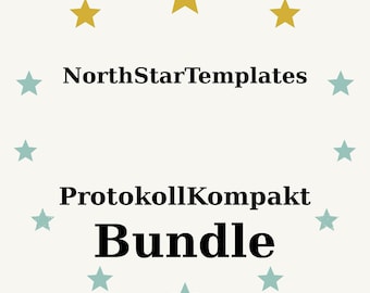ProtokollKompakt Vorlagen Bundle – 3-teiliges Komplett-Set