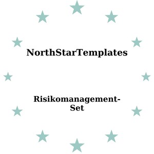 Riskhanteringsset Premiumutskriftsmall och redigerbar fil DE EN ES