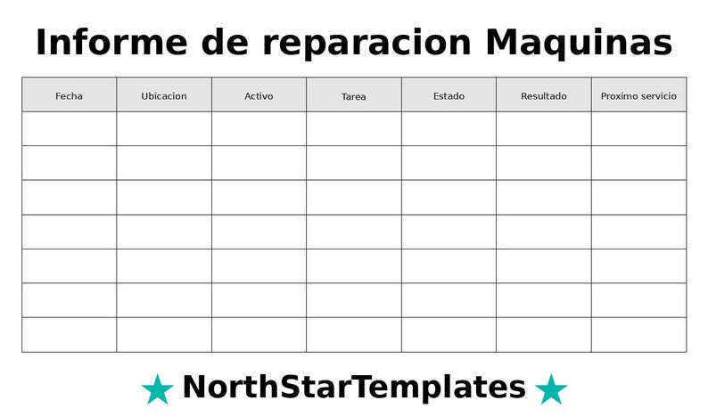 Report Machine Problem Repair Report - Machines Premium Printable and Editable Template DE EN ...