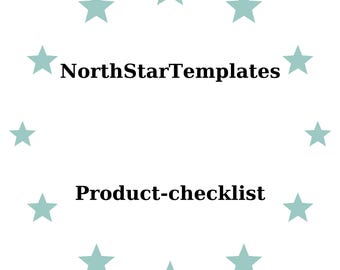 Produkt-Checkliste | Bestands- & Qualitäts-Tracker | Editierbare Excel-Vorlage | Produktions-  Fertigungslog Druckvorlage DE EN ES