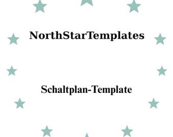 Circuit Design Template Premium Printable and Editable DE EN ES