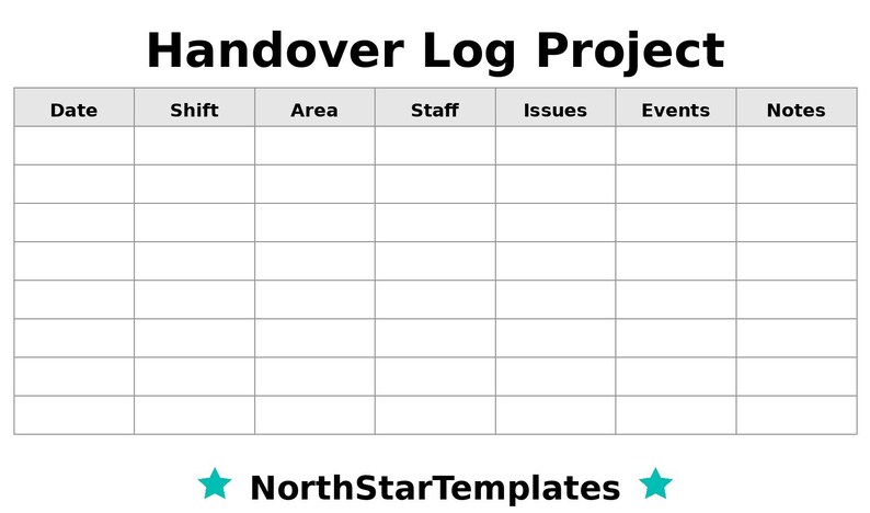 Project Handover Protocol Premium Printable and Editable Template DE EN ...