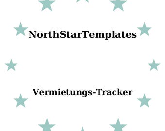 Rental Tracker Premium Printable and Editable Template DE EN ES