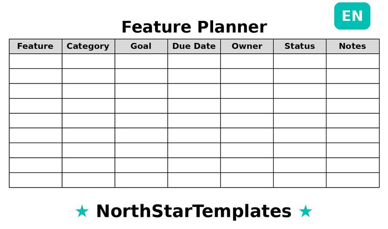 Feature Templates Bundle – 4-piece Set - Etsy